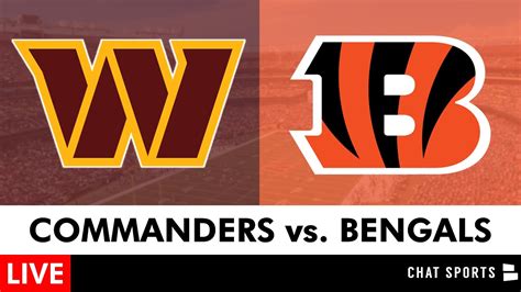 watch commanders vs bengals